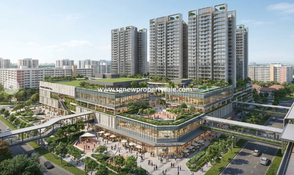 Hougang Central Integrated Developmen Facade Impression